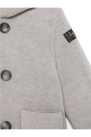 grey polyester coat IL GUFO KIDS | A24GM365N0041031